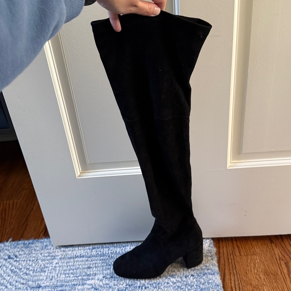 Barney’s New York Suede Over Knee Boots